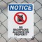 Signmission No Backpacks Allowed, 7 in W x Rectangle, Plastic OS-2PACK-NS-P-710-V-14387 - alternate 6